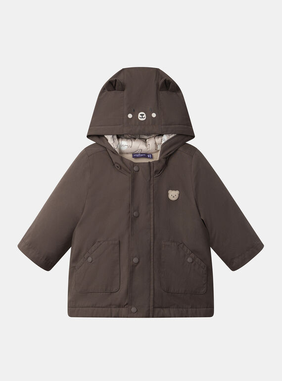 Parka 3 en 1 marron Bébé Garçon NINATHAN / 25H1BGE1PAR816