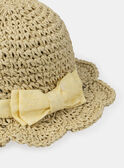 Chapeau de paille ruban MANOELIA / 25E4BFK2CHA009