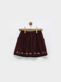 Jupe marron PANYTIETTE / 18H2PFP2JUP817