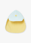 Chapeau de bain anti-UV turquoise réversible à animation oreilles 3D KISACHA / 24E4BGG2CHA203
