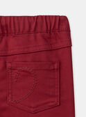Pantalon Rouge LOJEGETTE / 24H2PFL1PAND307
