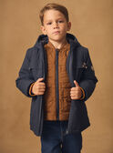 Parka 3 en 1 bleu foncé Garçon NINCARAGE / 25H3PGE2PARC214