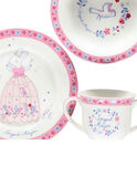 Kit repas rose et blanc ROPASFILLE / 19EZLAX2KTR001