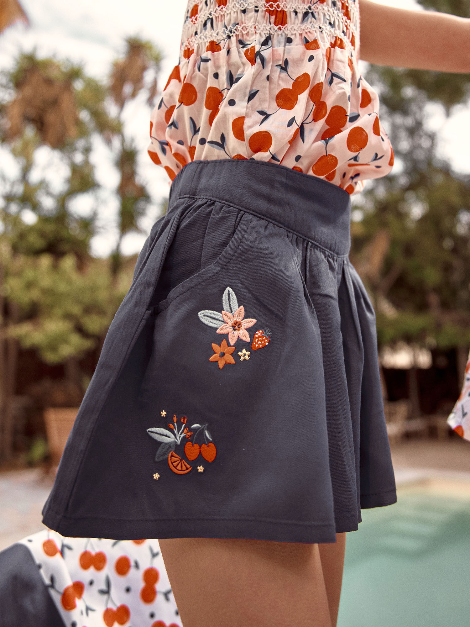 Short bleu marine