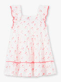 Robe blanche imprimé Palmier ZYPANETTE / 21E2PFU2ROB000