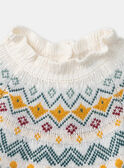Pull  en jacquard écru LYPULETTE / 24H2PFO1PUL632
