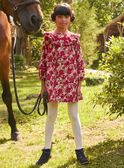 Robe fleurie en velours côtelé LALOUNETTE / 24H2PFR2ROBF506
