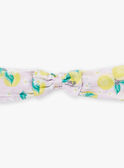 Bandeau jaune à imprimé fleuri LAARYA / 24H4BFI1BANH705