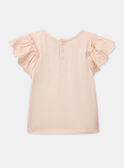 T-shirt rose papillon KROPEPETTE / 24E2PFE2TMCE403