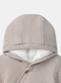 Veste à capuche en tricot NOFEL / 25H0CM21VESI814