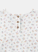 Pyjama à fleurs KUIROETTE / 24E5PF63PYJ001