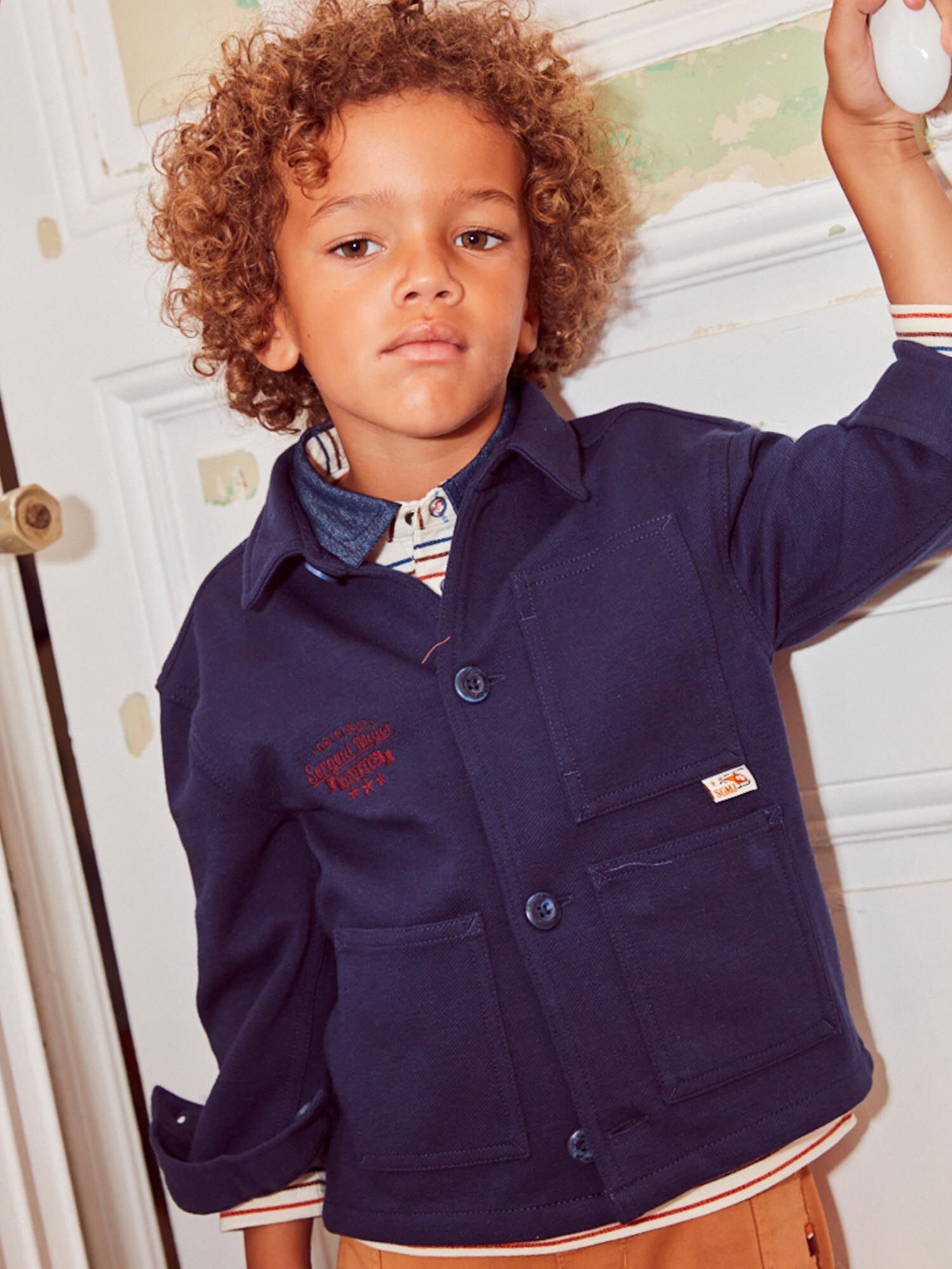 Sergent major veste garçon new arrivals