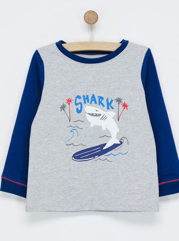 Sweat shirt gris chiné NABALOAGE4 / 18E3PGU4SWE943