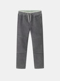 Pantalon Gris en Velours LADURAGE / 24H3PGQ1PANJ909