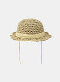 Chapeau de paille ruban MANOELIA / 25E4BFK2CHA009