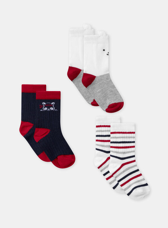 chaussettes lotx3 Blanc NAIRWIN / 25H4BGP1LC3A015