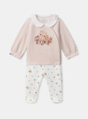 Ensemble naissance en velours NOELINE / 25H0NF21ENS318