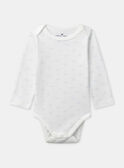 Lot de 3 bodies à rayures, imprimé ou uni Bébé Garçon NEJESSE / 25H5BGC2BDLA002