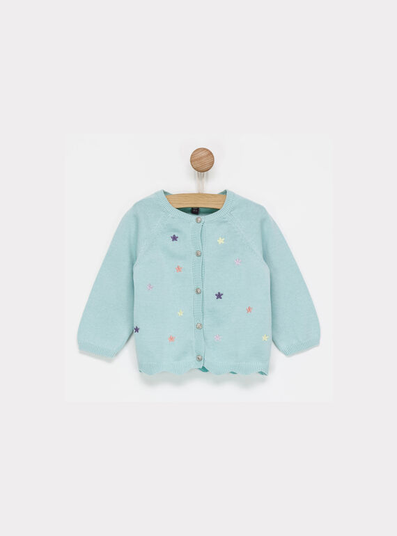 Cardigan vert NAORTENSE / 18E1BFJ2CAR629