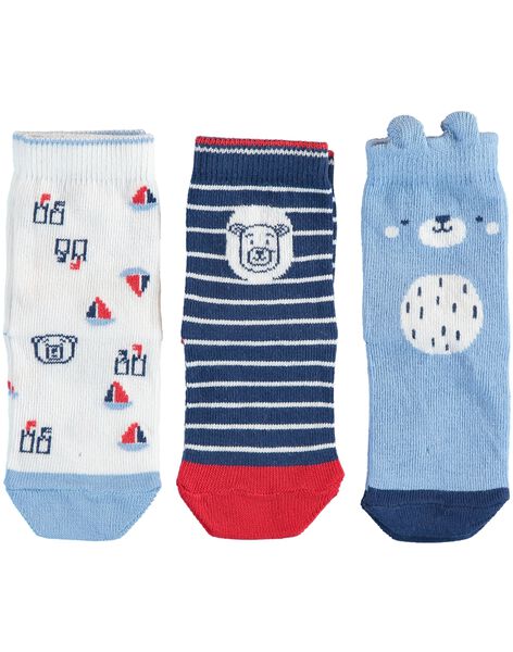 Lot De 3 Paires De Chaussettes Bebe Garcon