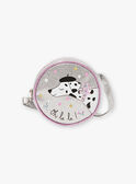 Sac rond bandoulière argenté motif dalmatien enfant fille BEBAGETTE / 21H4PF21BES956