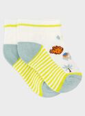 Chaussettes basses jaune RASTEPH / 19E4BGM2SOB632