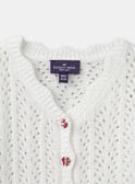 Cardigan ajouré MALAURIE / 25E1BFJ1CAR001