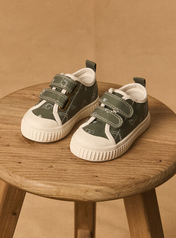 Basket en toile imprimé dinosaure MIBASKET / 25N10BG41D16001