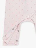 Grenouillère rose clair avec coeur FECOLINE / 23E5BF21GRE321
