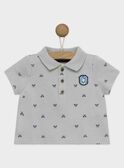 Polo gris  RYDANIEL / 19E1BGS1POL904
