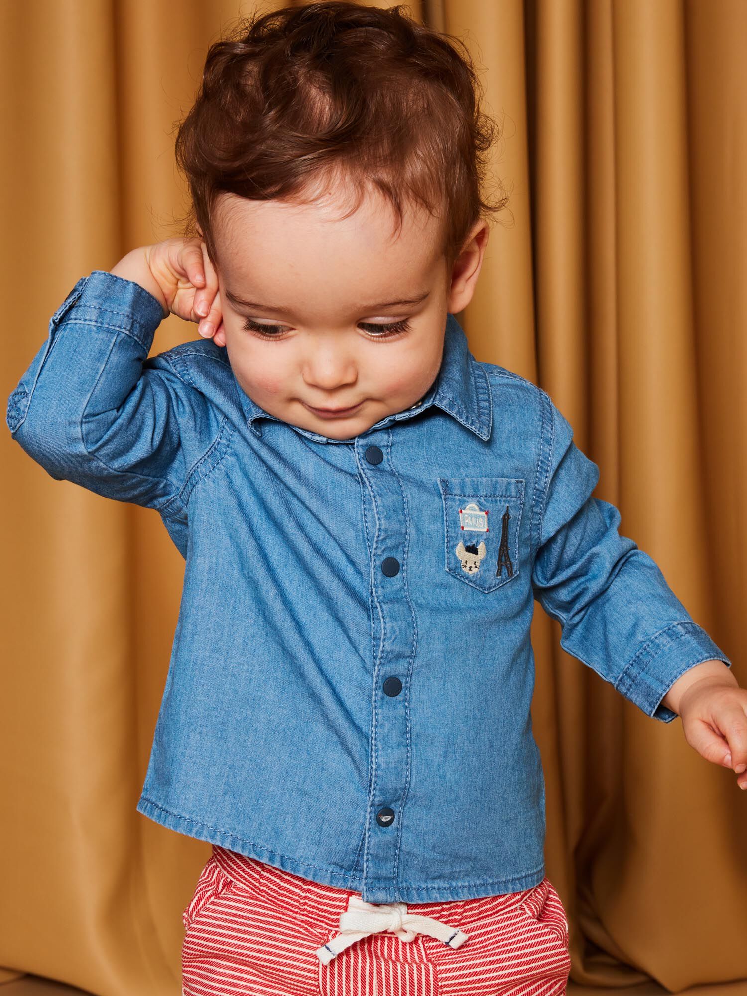 Chemise en jeans garcon best sale