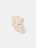 Lot de deux paires de chaussettes de naissance NOLINE / 25H0AF21SOQ318