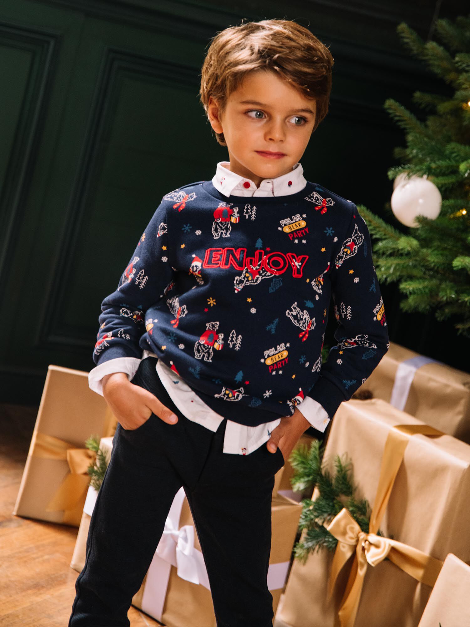 Tenue noel on sale garcon 3 ans