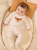 Dors-bien en velours beige chiné NORDIN / 25H0NM11GREA011