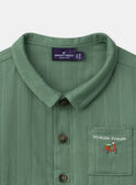 Chemise verte sapin Bébé Garçon NABEN / 25H1BGJ1CHMG625