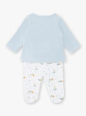 Ensemble veste croisée en velours et pantalon en tubique bébé garçon ZOEL / 21E0NGG1ENS020