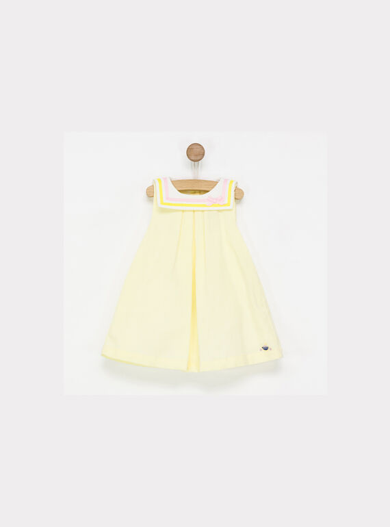 Robe chasuble jaune NAFIBY / 18E1BFF1CHS010