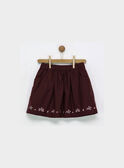 Jupe marron PANYTIETTE / 18H2PFP2JUP817