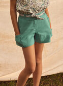 Short coton lin ceinture MLESORETTE / 25E2PFO1SHOC242
