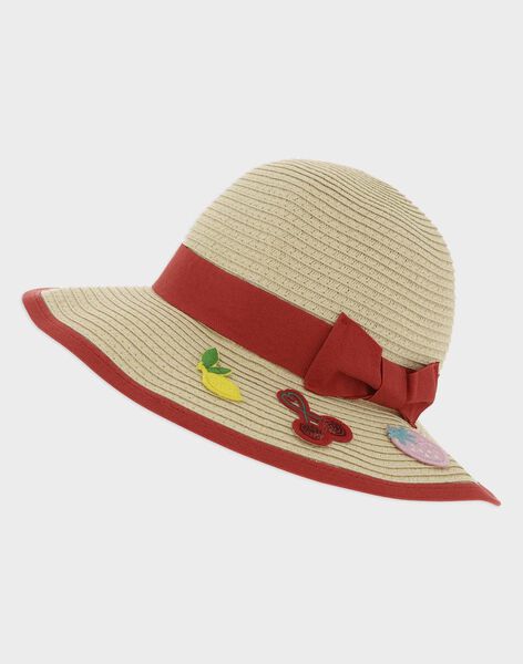Chapeau De Paille Petite Fille Les Jours Fleuris Enfant Sergentmajor