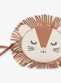 Sac bandoulière cannelle forme tête de lion  GLABAETTE / 23H4PFI1BES809