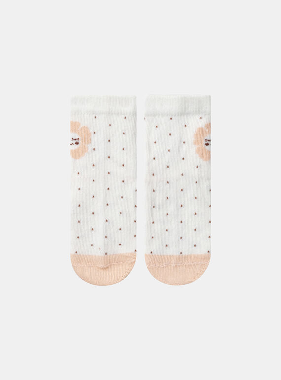 Chaussettes Ecrue LAELINA / 24H4BFK1SOQ001