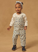 Salopette blanche imprimé fleuri Bébé Fille NAJULIE / 25H1BFQ1SAL009