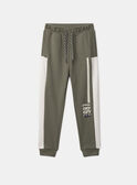 Jogging Kaki et Blanc MMACHIFAGE / 25E3PG52JGBG600