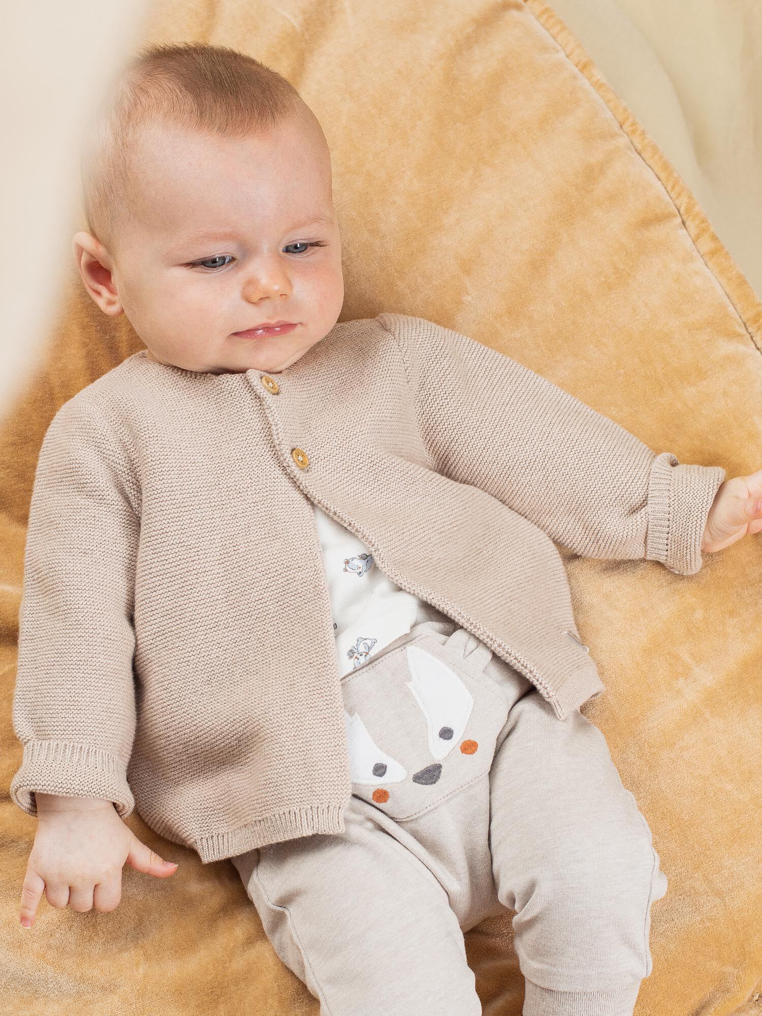 Gilet nouveau hot sale né tricot