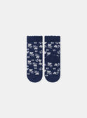 Lot de 3 chaussettes jacquard fleur MADEBORAH / 25E4BF81LC3114