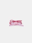 Elastiques noeuds vichy avec charms cerises MLOKODETTE / 25E4PFN3ELA302