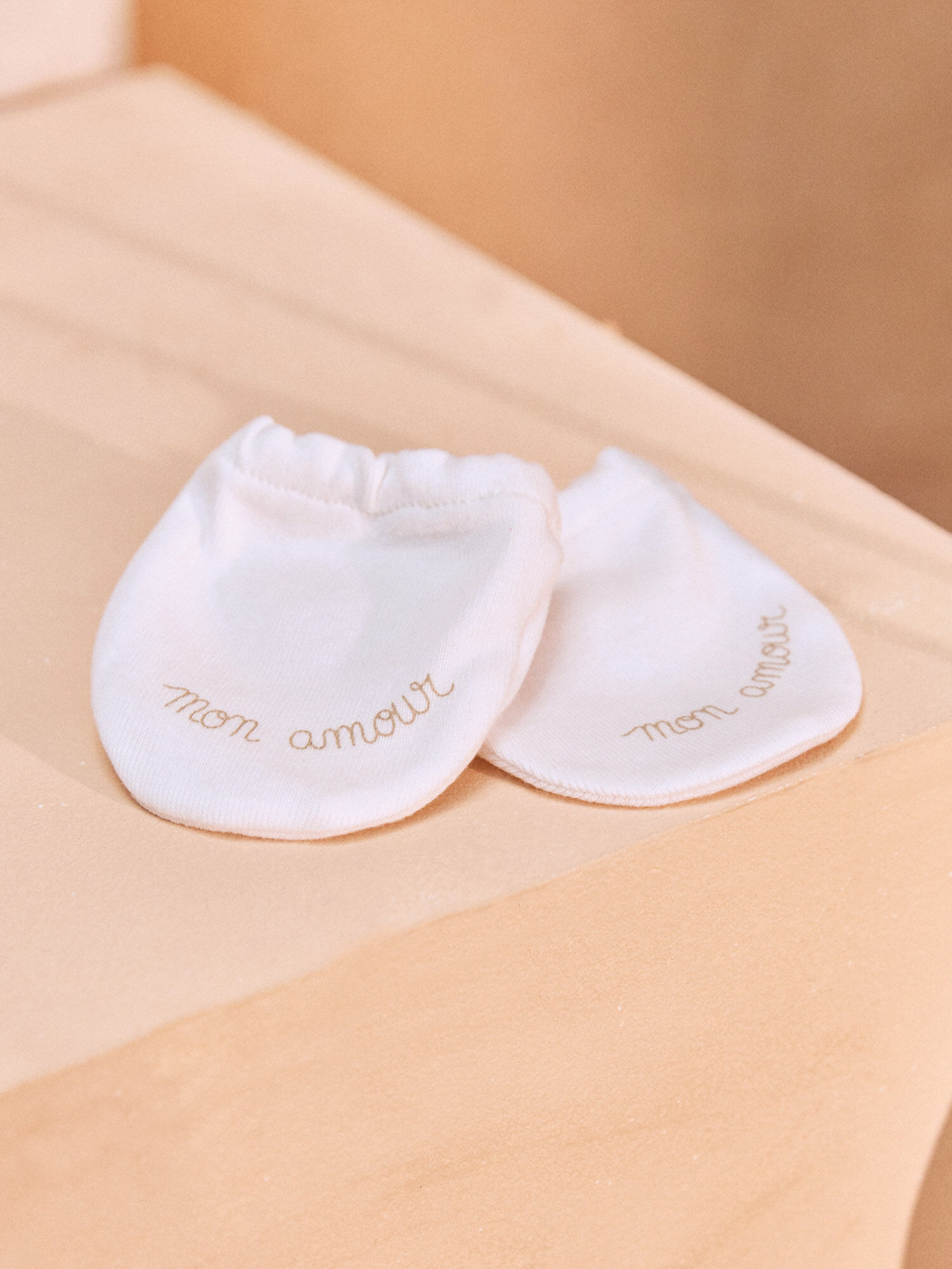 Moufles de naissance en coton bio Mixte Sergent Major