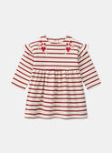 Robe rayée LAPRUNE / 24H1BFR2ROB001