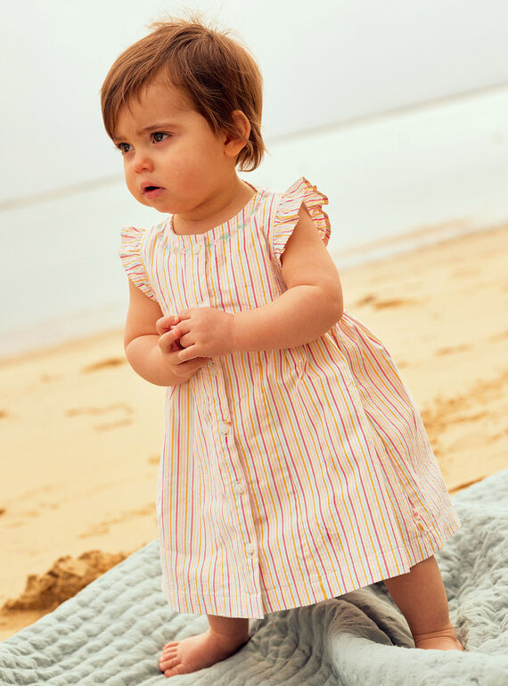 Robé écrue bébé fille CASIMONE / 22E1BFN2ROB811